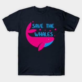 Save the Whales - Animal Lover T-Shirt